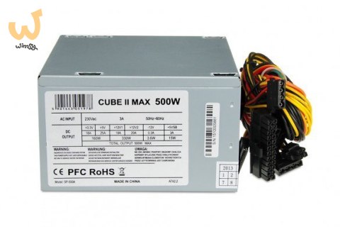 Zasilacz IBOX CUBE II 500W 12 CM FAN ZIC2500W12CMFA