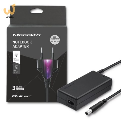 Zasilacz Qoltec 50085.90W do notebooka DELL (19,5 V; 4,62 A; 90W; 7.4 mm x 5 mm) Zasilacz Qoltec 50085.90W do notebooka DELL (19,5 V; 4,62 A; 90W; 7.4 mm x 5 mm)
