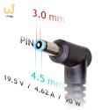 Zasilacz sieciowy Akyga AK-ND-26 do notebooka Compaq, HP (19,5 V; 4,62 A; 90W; 4.5 mm x 3 mm)