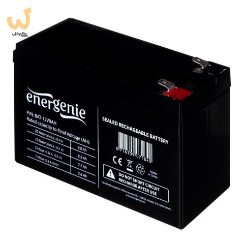 Akumulator uniwersalny GEMBIRD BAT-12V9AH (12V DC; 9000mAh) Akumulator uniwersalny GEMBIRD BAT-12V9AH (12V DC; 9000mAh)