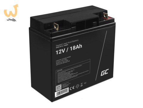 GREEN CELL AKUMULATOR ŻELOWY AGM09 12V 18AH GREEN CELL AKUMULATOR ŻELOWY AGM09 12V 18AH