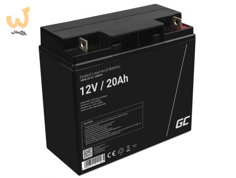 GREEN CELL AKUMULATOR ŻELOWY AGM10 12V 20AH GREEN CELL AKUMULATOR ŻELOWY AGM10 12V 20AH