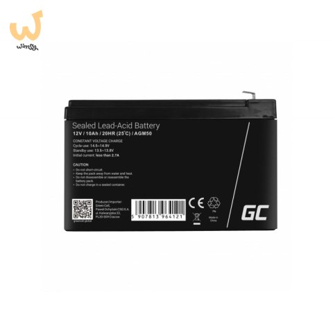 GREEN CELL AKUMULATOR ŻELOWY/AGM AGM50 12V 10AH GREEN CELL AKUMULATOR ŻELOWY/AGM AGM50 12V 10AH