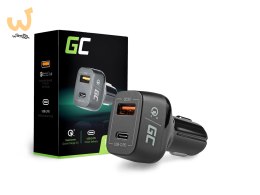 GREEN CELL ŁADOWARKA SAMOCHODOWA USB-C 30W PD + USB