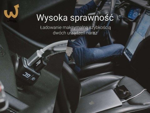 GREEN CELL ŁADOWARKA SAMOCHODOWA USB-C 30W PD + USB GREEN CELL ŁADOWARKA SAMOCHODOWA USB-C 30W PD + USB