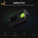 GREEN CELL PRZETWORNICA INV08 12V-230V 1000W/2000W MODYFIKOWANA SINUSOIDA