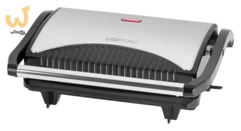 Grill Clatronic MG 3519 (stołowy-zamknięty; 700W; kolor srebrny)