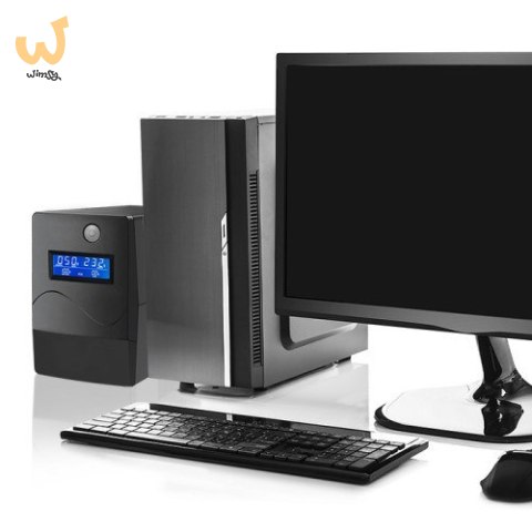 QOLTEC ZASILACZ AWARYJNY UPS 450VA | 240W | LCD | USB | RJ45 QOLTEC ZASILACZ AWARYJNY UPS 450VA | 240W | LCD | USB | RJ45