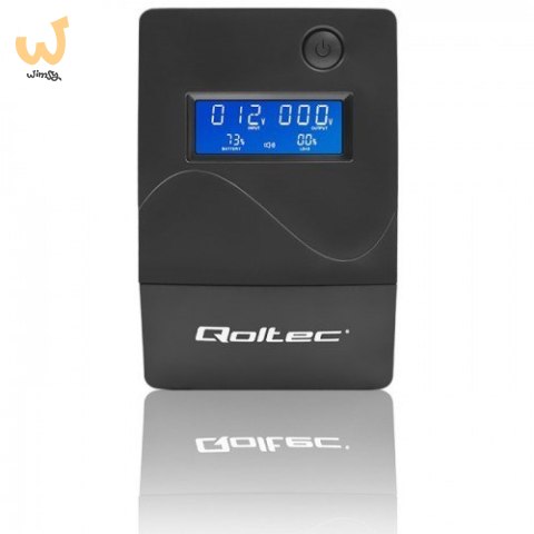 QOLTEC ZASILACZ AWARYJNY UPS 450VA | 240W | LCD | USB | RJ45 QOLTEC ZASILACZ AWARYJNY UPS 450VA | 240W | LCD | USB | RJ45