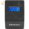 QOLTEC ZASILACZ AWARYJNY UPS 450VA | 240W | LCD | USB | RJ45