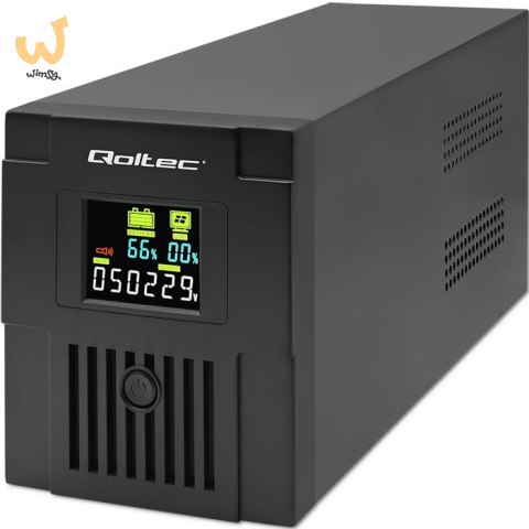 QOLTEC ZASILACZ AWARYJNY UPS LINE INTERACTIVE | MONOLITH | 1500VA | 900W | LCD | USB QOLTEC ZASILACZ AWARYJNY UPS LINE INTERACTIVE | MONOLITH | 1500VA | 900W | LCD | USB