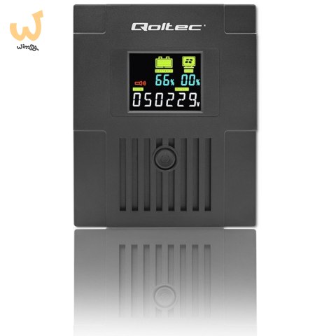 QOLTEC ZASILACZ AWARYJNY UPS LINE INTERACTIVE | MONOLITH | 1500VA | 900W | LCD | USB QOLTEC ZASILACZ AWARYJNY UPS LINE INTERACTIVE | MONOLITH | 1500VA | 900W | LCD | USB