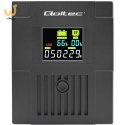 QOLTEC ZASILACZ AWARYJNY UPS LINE INTERACTIVE | MONOLITH | 1500VA | 900W | LCD | USB