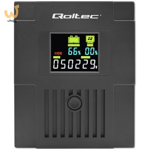 QOLTEC ZASILACZ AWARYJNY UPS LINE INTERACTIVE | MONOLITH | 1500VA | 900W | LCD | USB QOLTEC ZASILACZ AWARYJNY UPS LINE INTERACTIVE | MONOLITH | 1500VA | 900W | LCD | USB