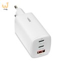 ŁADOWARKA SIECIOWA I-BOX C-65 GAN PD65W KABEL, BIAŁA