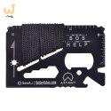 Multitool AZYMUT TOOL CARD karta wielofunkcyjna - 13 narzędzi + etui, 85/53 mm (H-O200930TC)