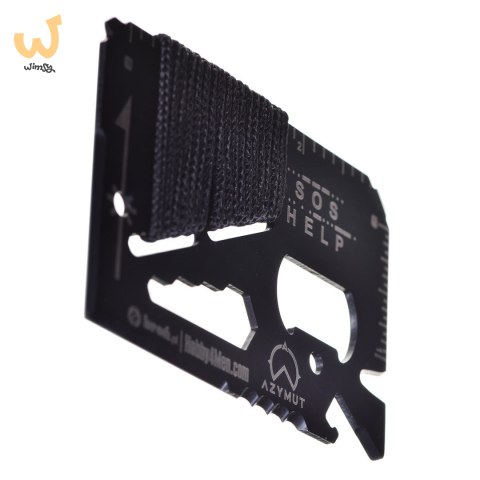 Multitool AZYMUT TOOL CARD karta wielofunkcyjna - 13 narzędzi + etui, 85/53 mm (H-O200930TC) Multitool AZYMUT TOOL CARD karta wielofunkcyjna - 13 narzędzi + etui, 85/53 mm (H-O200930TC)