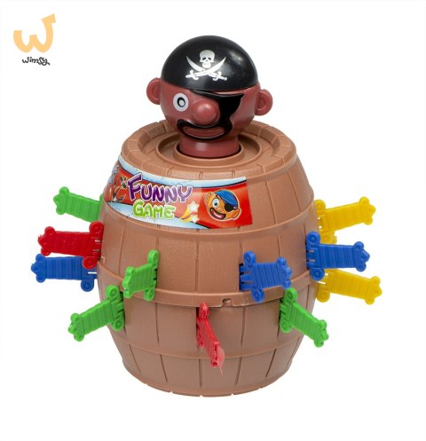 Gra zręcznościowa Szalony Pirat w beczce Ukłuj pirata 9 x 9 x 12,5 cm Gra zręcznościowa Szalony Pirat w beczce Ukłuj pirata 9 x 9 x 12,5 cm