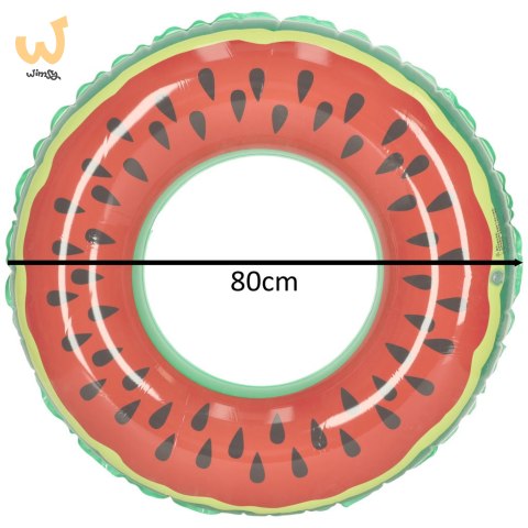 Kółko do pływania koło dmuchane arbuz 80cm max 60kg Kółko do pływania koło dmuchane arbuz 80cm max 60kg