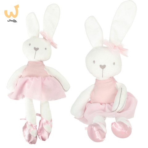 Maskotka pluszowa królik w różowej sukience 42cm Maskotka pluszowa królik w różowej sukience 42cm