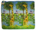 Mata edukacyjna piankowa dwustronna składana ZOO 200 x 180 x 1 cm
