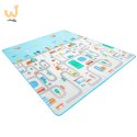 Mata edukacyjna piankowa składana ulica 180 x 200