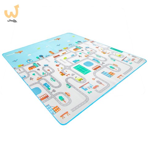 Mata edukacyjna piankowa składana ulica 180 x 200 Mata edukacyjna piankowa składana ulica 180 x 200