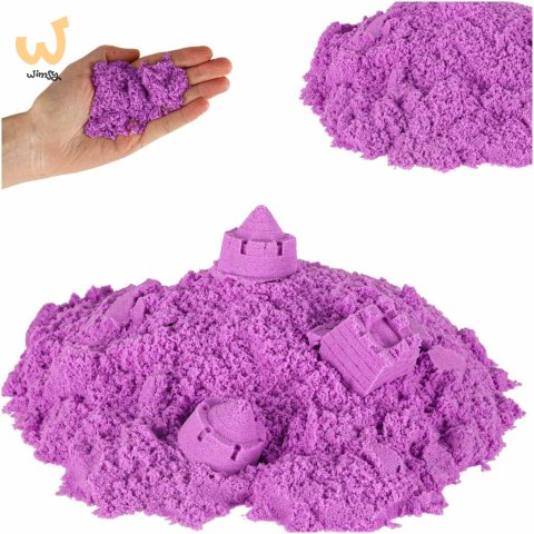 Piasek kinetyczny 1kg w woreczku fioletowy Piasek kinetyczny 1kg w woreczku fioletowy