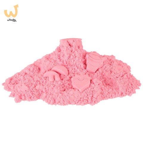 Piasek kinetyczny 1kg w woreczku różowy Piasek kinetyczny 1kg w woreczku różowy