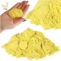 Piasek kinetyczny 1kg w woreczku żółty