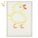 Puzzle pinezki grzybki układanka obrazkowa 296 sztuk