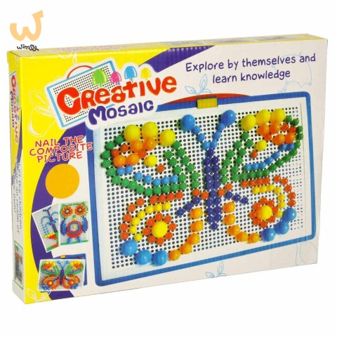 Puzzle pinezki grzybki układanka obrazkowa 296 sztuk Puzzle pinezki grzybki układanka obrazkowa 296 sztuk