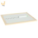 Tablica magnetyczna kredowa wielofunkcyjna miasto + kredka marker gąbka