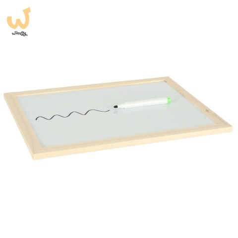 Tablica magnetyczna kredowa wielofunkcyjna miasto + kredka marker gąbka Tablica magnetyczna kredowa wielofunkcyjna miasto + kredka marker gąbka