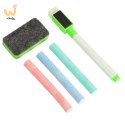 Tablica magnetyczna kredowa wielofunkcyjna miasto + kredka marker gąbka