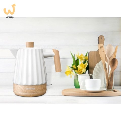 Czajnik elektryczny ceramiczny RK0090 CONCEPT biały Czajnik elektryczny ceramiczny RK0090 CONCEPT biały