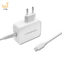 QOLTEC ZASILACZ SIECIOWY 65W | 5-20.3V | 2-3.25A | USB TYP C | PD | BIAŁY