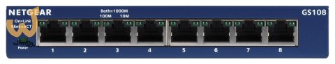 Switch Netgear GS108GE 8p Unmanaged Gigabit Switch Netgear GS108GE 8p Unmanaged Gigabit
