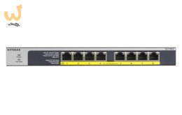 Switch Netgear GS108LP-100EUS 8p PoE 60W* (PoE+: 8p) Unmanaged Gigabit