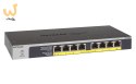 Switch Netgear GS108LP-100EUS 8p PoE 60W* (PoE+: 8p) Unmanaged Gigabit