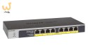 Switch Netgear GS108LP-100EUS 8p PoE 60W* (PoE+: 8p) Unmanaged Gigabit