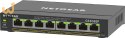 Switch Netgear GS308EP-100PES 8p PoE 62W (PoE+: 8p) Unmanaged Gigabit