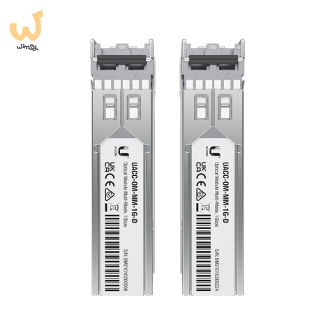 Wkładka SFP Ubiquiti 1 Gbps Multi-Mode Optical Module 2-pack Wkładka SFP Ubiquiti 1 Gbps Multi-Mode Optical Module 2-pack
