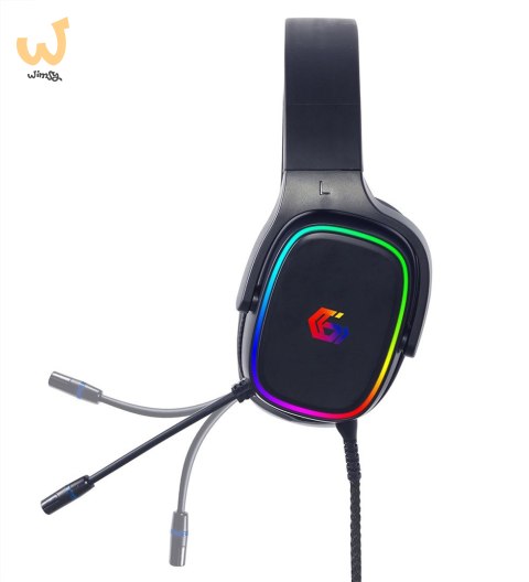 GEMBIRD GAMINGOWY ZESTAW SŁUCHAWKOWY 7.1 NA USB Z PODŚWIETLENIEM RGB GEMBIRD GAMINGOWY ZESTAW SŁUCHAWKOWY 7.1 NA USB Z PODŚWIETLENIEM RGB