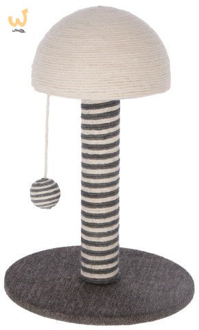 KERBL Drapak dla kota Funghi, szary/biały, 42 cm KERBL Drapak dla kota Funghi, szary/biały, 42 cm