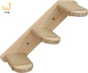 KERBL Drewniana drabinka dla kota, długość 38 cm, z jutą