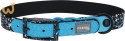 KERBL Obroża dla psa Lima, 36 - 45 cm, 25 mm, niebieski/czarny