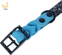 KERBL Obroża dla psa Lima, 36 - 45 cm, 25 mm, niebieski/czarny