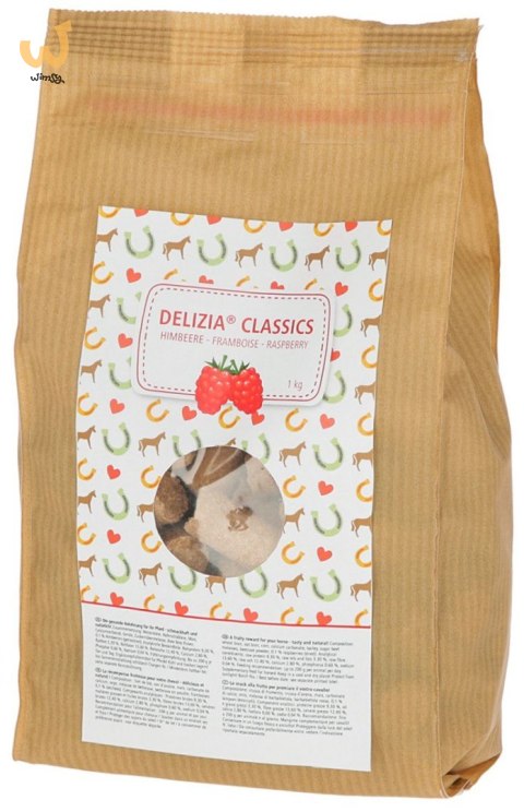 KERBL Smakołyki dla konia Delizia Classic, malina, 1 kg KERBL Smakołyki dla konia Delizia Classic, malina, 1 kg