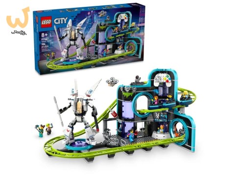 LEGO City 60421 Park Świat robotów z rollercoasterem LEGO City 60421 Park Świat robotów z rollercoasterem